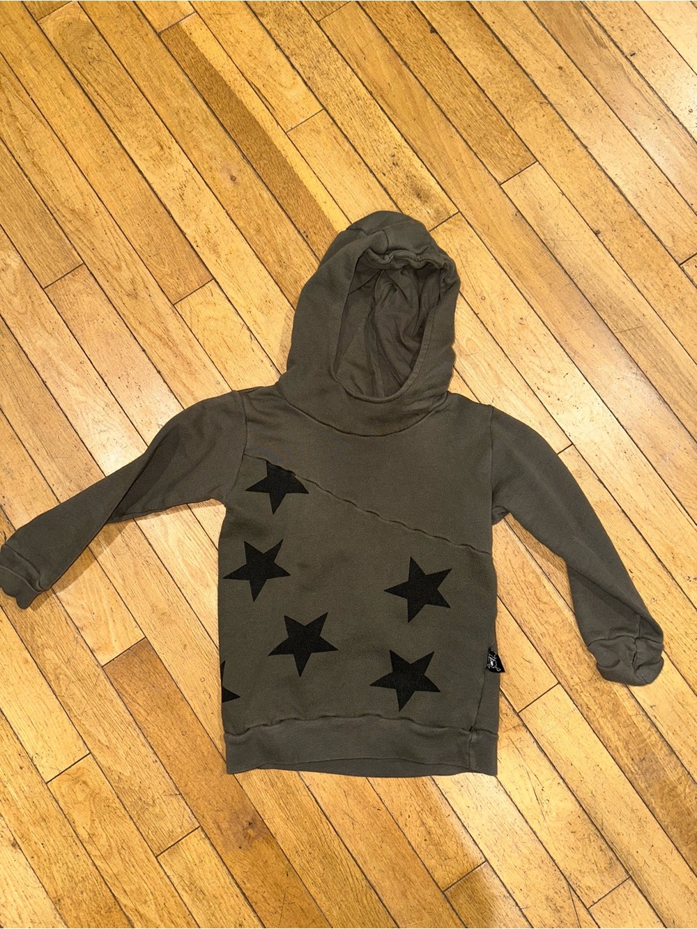Kids Unisex Nununu long sleeve sweatshirt hood Star